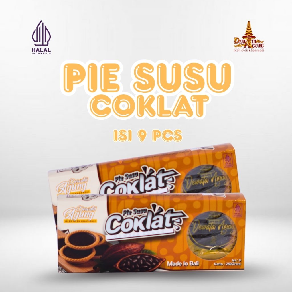 pie susu coklat